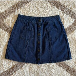 Brandy Melville Denim Mini Skirt